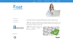 Desktop Screenshot of itnet.lt